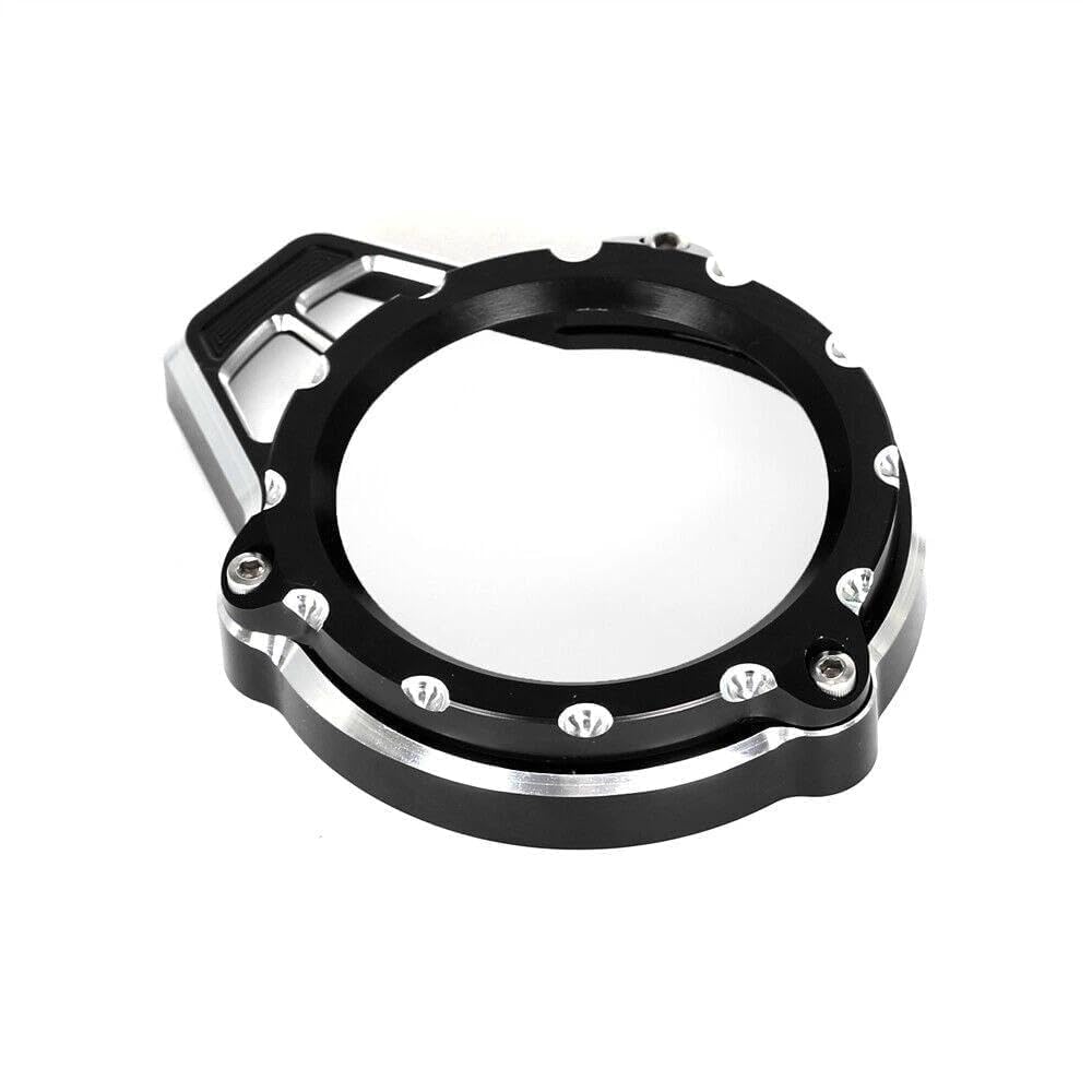 Anello di copertura trasparente per tachigrafi 3D CNC compatibile con Monkey 125 DAX125 ST125 Trail 125 CT 125 2018-2024 (nero)