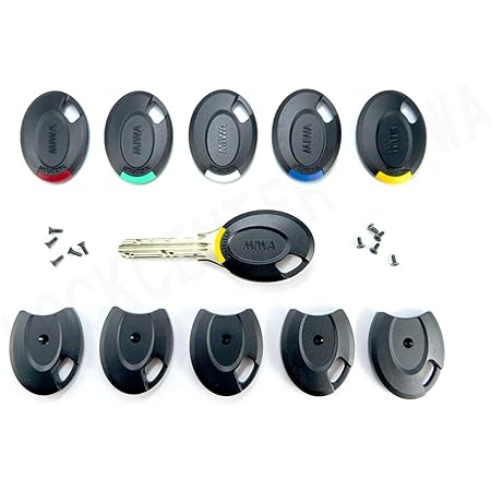 Amazon Miwa 純正 Pr キーカバー 5個 カラーチップ 5色 取付ビス ロックセンター ロング取付ビス 各5本付 ドア周り防犯用品 通販