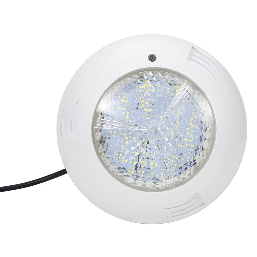 Illuminazione subacquea per piscina RGB impermeabile IP68 LED RGB da 15 W AC12V con telecomando (Luce bianca)