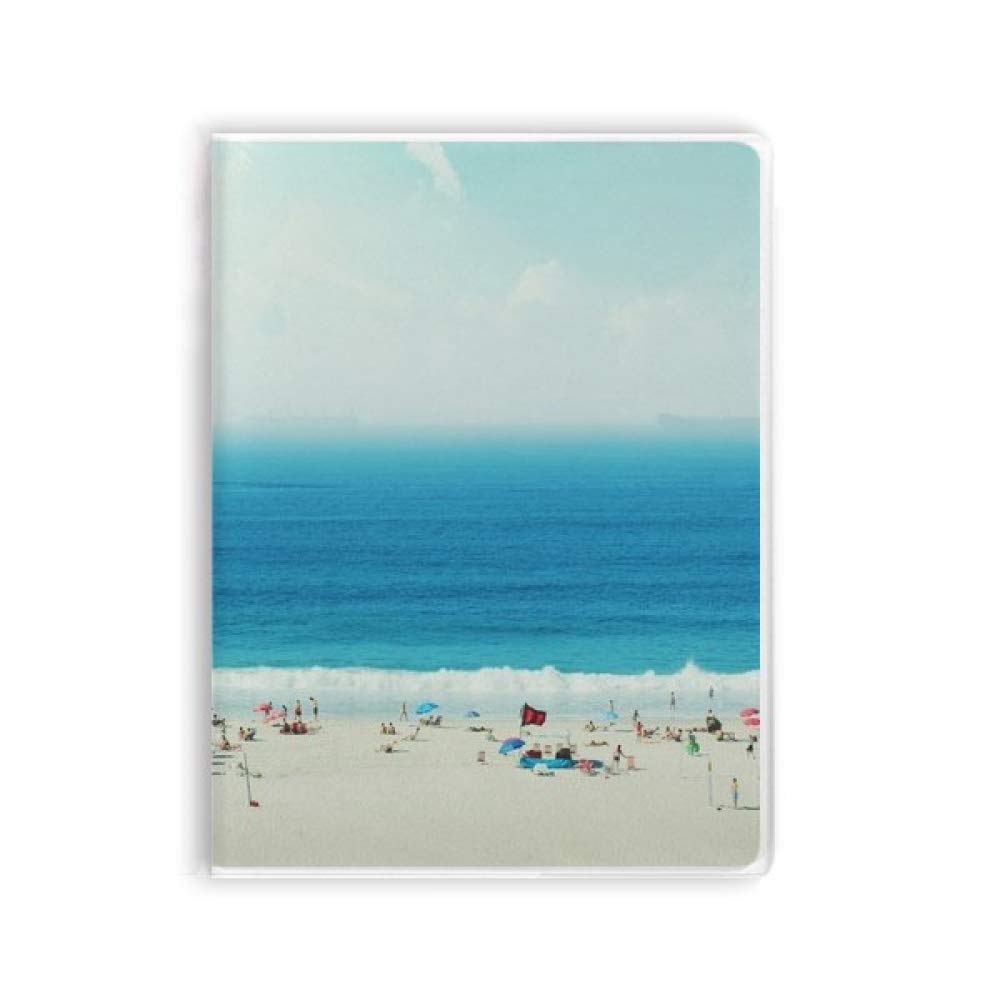 Carnet de notes ocean sand qualite superieure avec couverture souple et design plage