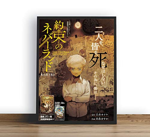 Quadro Decorativo Poster Anime Promised Neverland Chapter