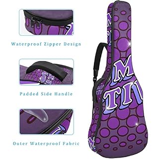 Housse de protection rembourrée pour guitare classique acoustique Motif nature rétro, Multicolore 06, 42.9×16.9×4.7 in… - Les Beatles, Paul McCartney, John Lennon, RIngo Starr, George Harrison Housse de protection rembourrée pour guitare classique acoustique Motif nature rétro, Multicolore 06, 42.9x16.9x4.7 in… – Image 4