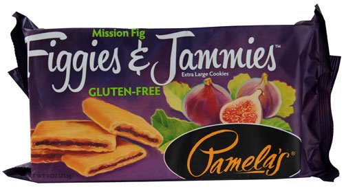 Pamela'sProducts Figgies & Jammies Extra Large Cookies Gluten Free Mission Fig -- 9 oz (Pack of 1)