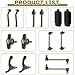 Psrorkeu 14PCS Front Suspension Kit Lower Control Arm Ball Joint Inner Outer Tie Rod Stabilizer Sway Bar for Hyundai Elantra 2007-2012 2.0L K641580 K641581