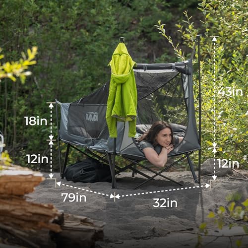 Carpa Kakadu Camping 1 Persona Plegable Compacta miniatura 5
