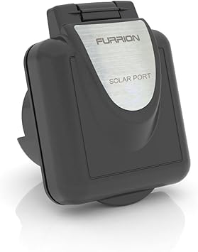 Furrion Solar Port Inlet For Rv Used With Furrion 10 Amp Pwm Solar Charger For 12 14 Volt Dc Battery Black Marine Grade Fspins Bs Electronics Amazon Canada