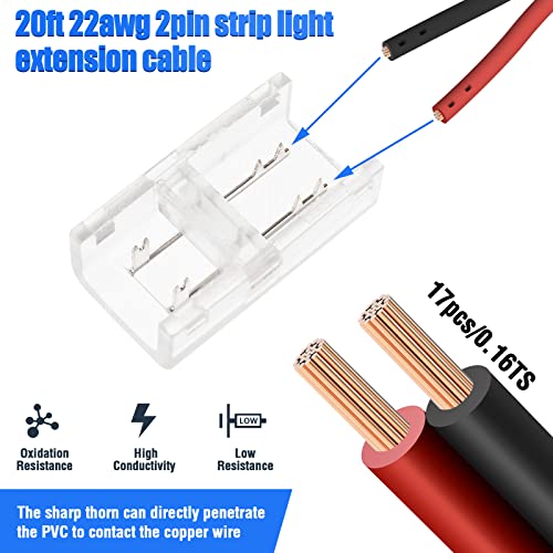 Tira Led Blanca Cálida 5 Metros con Conectores COB miniatura 6