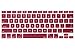 MOSISO Silicone Keyboard Cover Compatible with MacBook Pro 13/15 Inch (with/Without Retina Display, 2015 or Older Version),Older MacBook Air 13 Inch (A1466 / A1369, Release 2010-2017), Wine Red