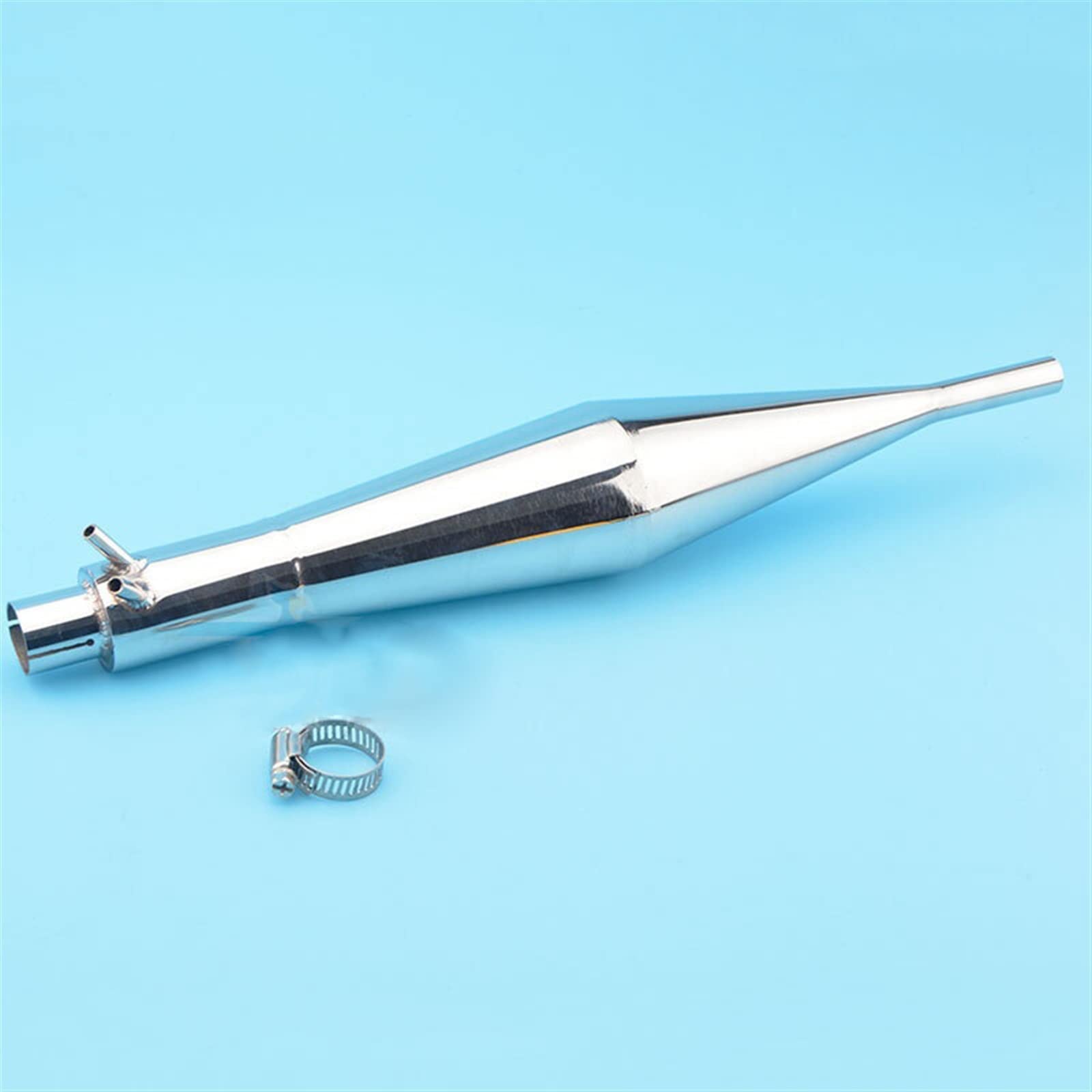 Stainless Steel L360mm Mufflered Pipe For 26CC Zenoah Gas Marine Engine For Rc Boat