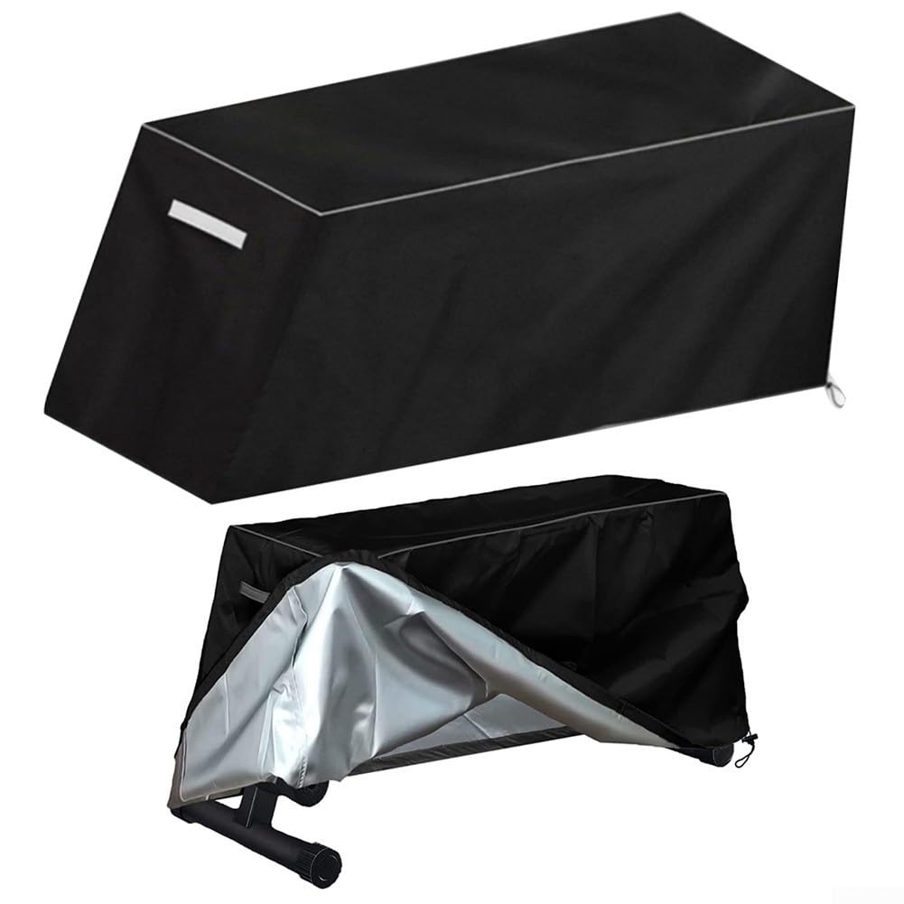 Funda para banco de pesas de tela Oxford 210D para exteriores, diseño portátil y plegable con cierre de cordón