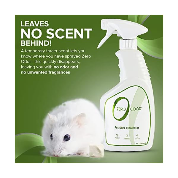 Zero odor - pet odor eliminator - permanently eliminate air & surface odors – patented molecular technology best for carpet, furniture, pet beds - smell great again (over 400 sprays per bottle) - image 11