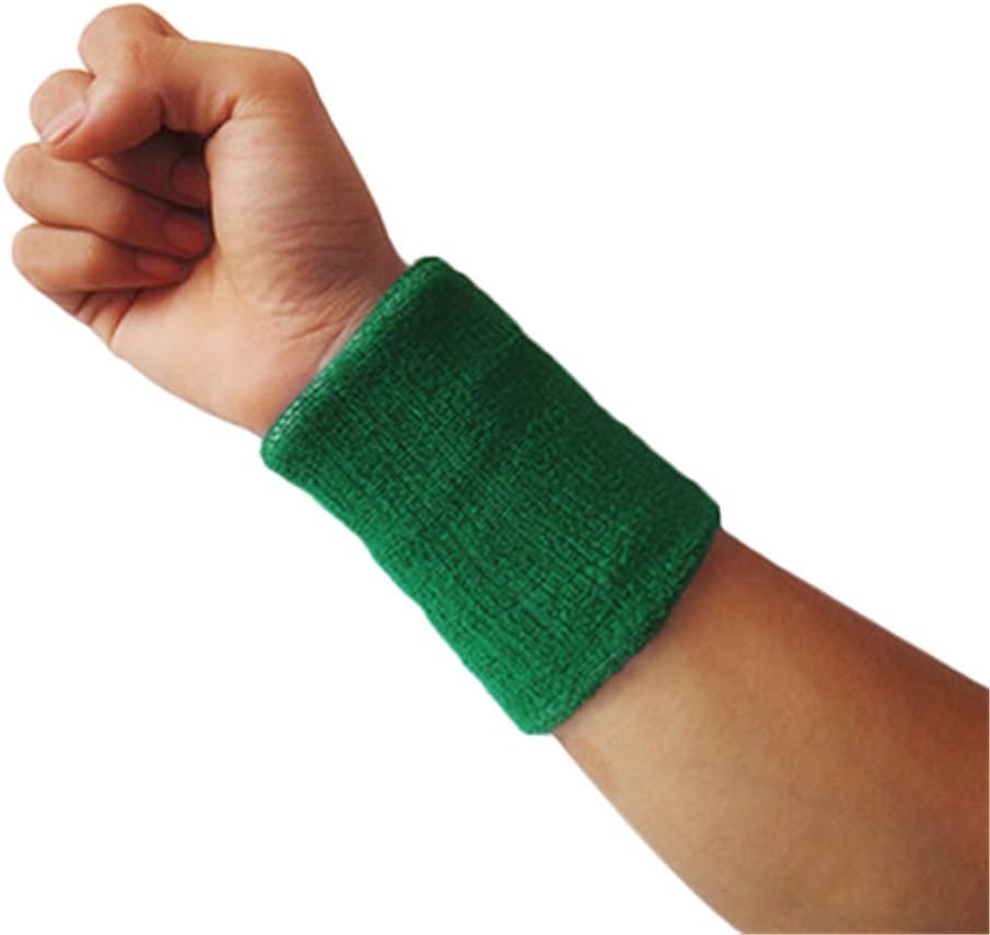 tianfuheng 1x Sports Wrist Sweatband Tennis Squash Badminton GYM Basketball Wristband Gift