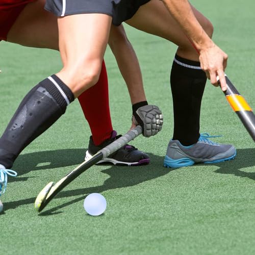 image for Deekin 8 Street Hockey Balls Glow in The Dark Sports Balls for Indoor 