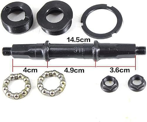 Miniatura 4 de Juego de soportes inferiores de bicicleta de acero eje de bicicleta Axie Soportes inferiores de acero fijo manivela de acero cuadrado soporte