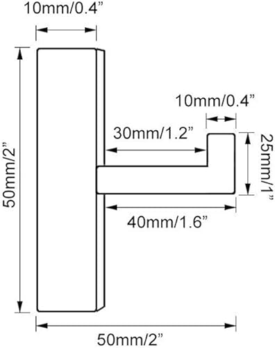 Miniatura 6 de GERZWY Gancho para ropa de baño, color negro mate, SUS 304, de acero inoxidable, para toallabata, para baño, estilo moderno, montado en la pared,