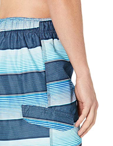 Image of Kanu Surf Men's Big Viper Extended Size Stripe Swim Trunk