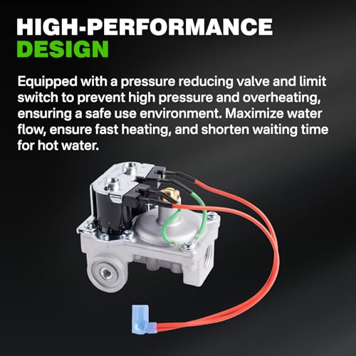 Image of RV Water Heater Gas Solenoid Valve Compatible with Atwood 6 & 10 Gallon Water Heaters, Fits GC6AA-10E GC10A-4E G6A-8E G6A-6E, Replaces 93844 93321 92078