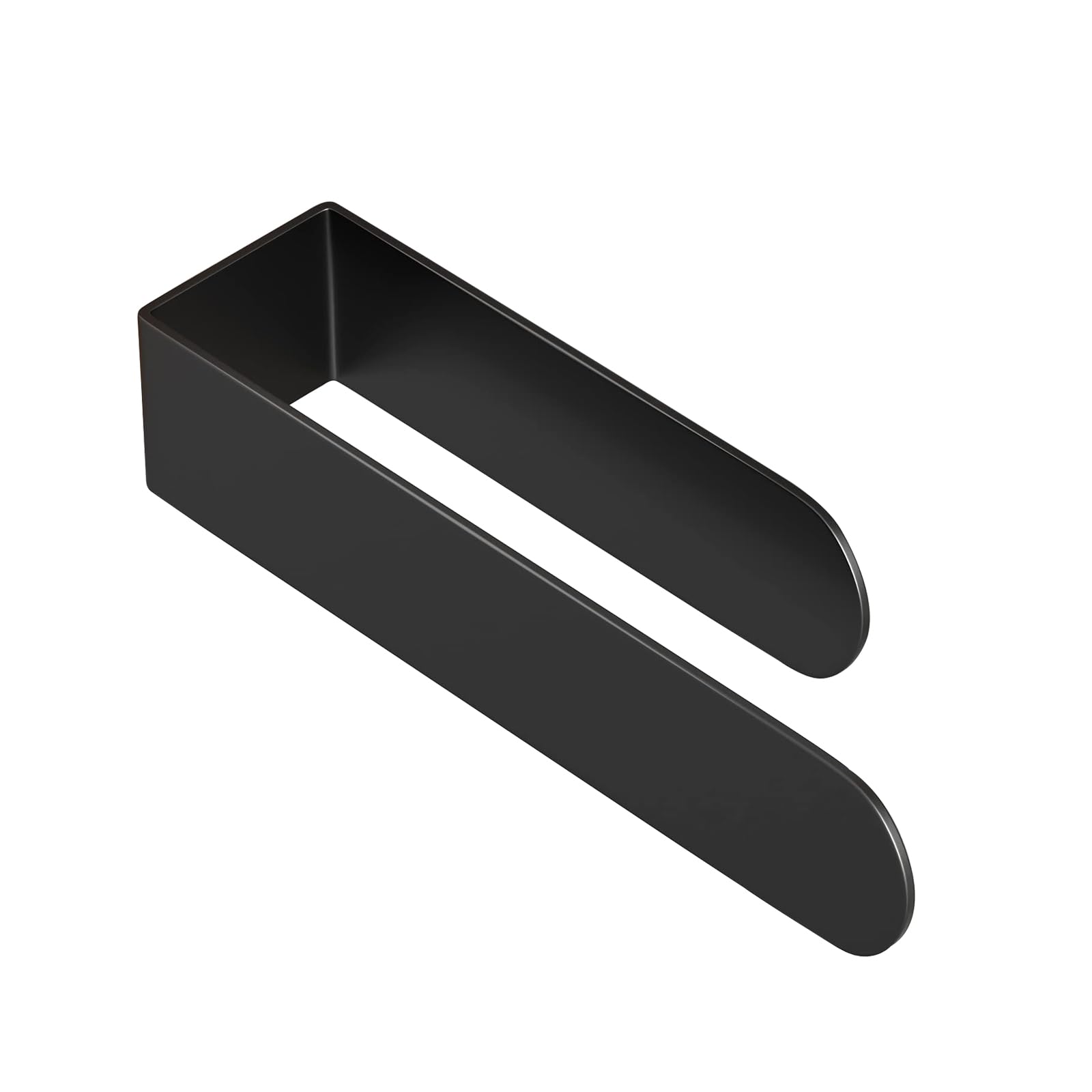 Eidoct Black Hand Towel Holder Self Adhesive - Stainless Steel Self Adhesive Bathroom Towel Bar Stick On Wall For Bathroom