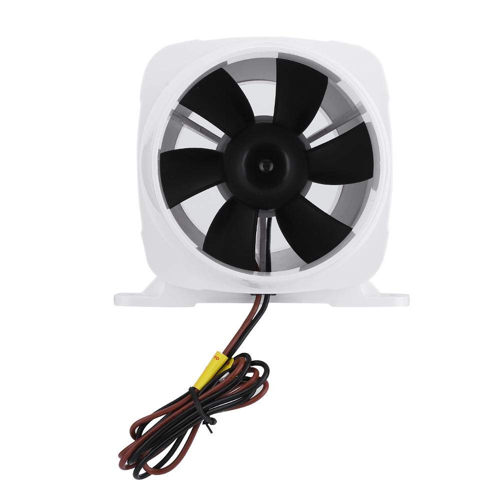 4 Pollici Ventilatore del Condotto Ventola Estrazione Sentina Air Blower, Vents in-Line Marine Bilge Air, di Ventilazione per Yacht, edifici, roulotte, 12V, 100mm, Bianco