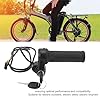 1 Pair Electric Bike Throttle Grip with 2 Keys, Universal Electric Bicycle Scooter Wire Twist Throttle Rainproof Speed Controller Handle for Ebike Motorcycle Scooter #3