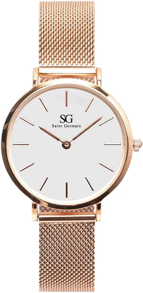 Relógio Feminino Nolita Rosé Gold Redondo 32mm Saint Germain