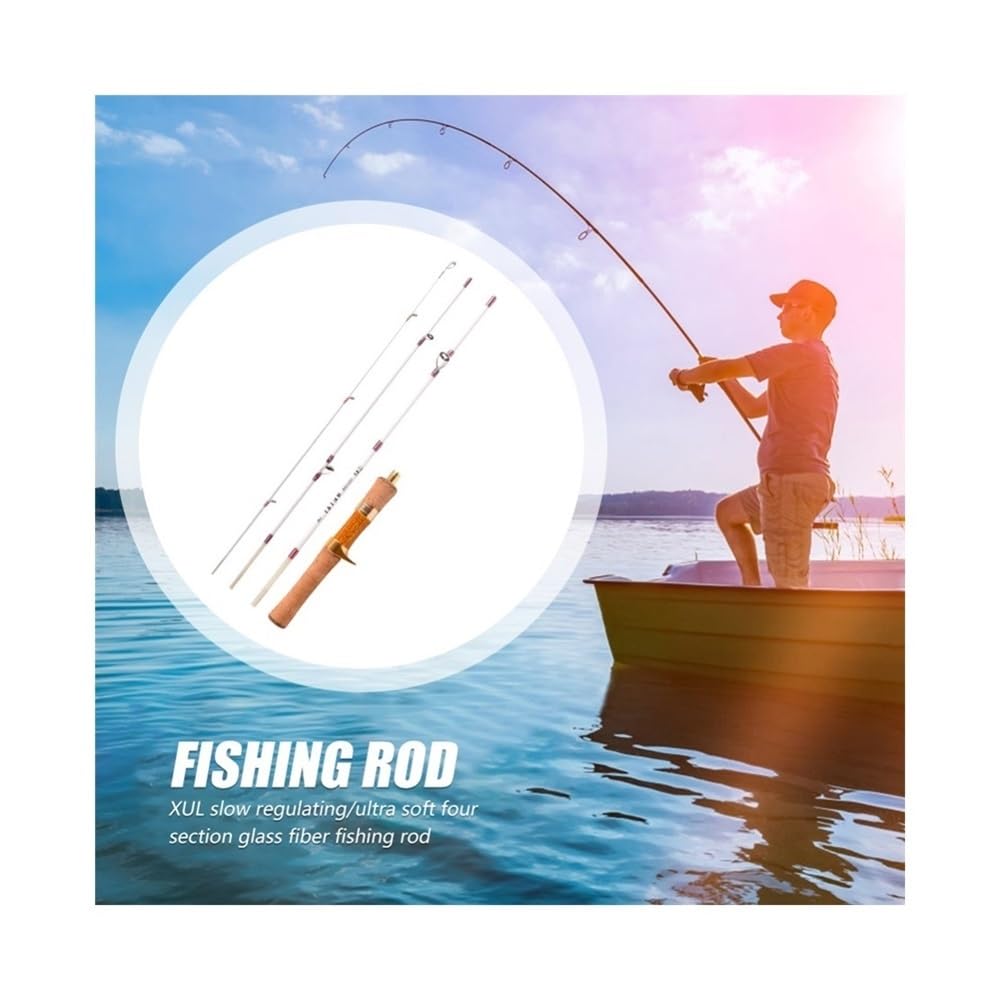 Wędka Portable Telescopic Fishing Rod Ultra-Light Rotatable Pole for Lakes