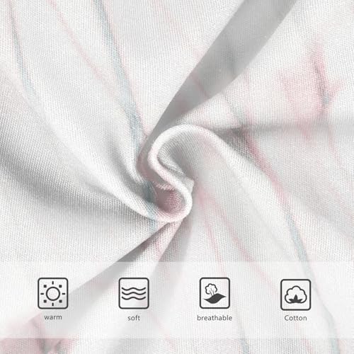 Joisal Cotton Toddler Underwear Floral Aesthetic White Light Pink Little Girl Panties Fun Print Briefs Kids Undies 2t3