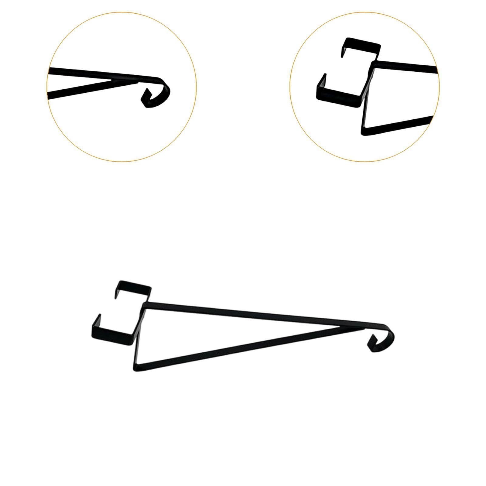 4 Soportes de Pared para Macetas, Soportes de Pared para Decoración de Jardín, Accesorios para Colgar Plantas en Macetas, Soportes Resistentes