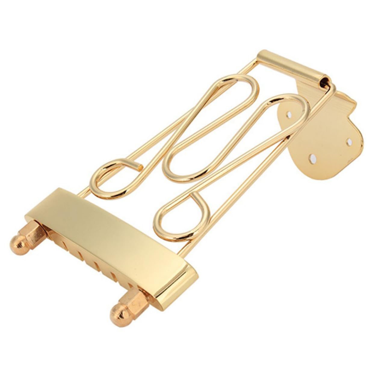 JOINPAYA Deluxe Wired Frame Tailpiece Chrome Guitar Tailpiece 6 String 335 Guitar Upgrade