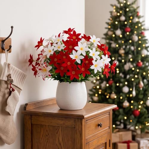 33PCS Fake Flowers for Outside Artificial Flowers Outdoor UV Resistant - image 5
