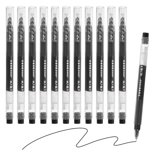 Bolígrafos Gel M&G Punta Mediana 0.5mm Pack 12 Tinta Negra