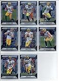 2016 Panini Prizm Football Green Bay Packers Team Set of 8 Cards in a Sealed Bag: Clay Matthews(#85), Aaron Rodgers(#89), Eddie Lacy(#99), Jordy Nelson(#109), Brett Favre(#115), Randall Cobb(#119), Davante Adams(#129), Richard Rodgers(#139)