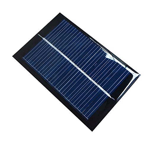 image for NUZAMAS Set of 4 Pieces 6V 100mA 90X60mm Micro Mini Solar Panel Cells 