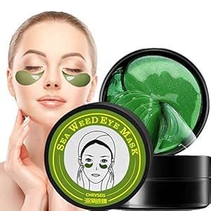 Under Eye Mask,Collagen Eye Mask Green Seaweed Eye Mask Under Eye Pad Dark Circle Puffiness Eye Bag Firming Skin Care…