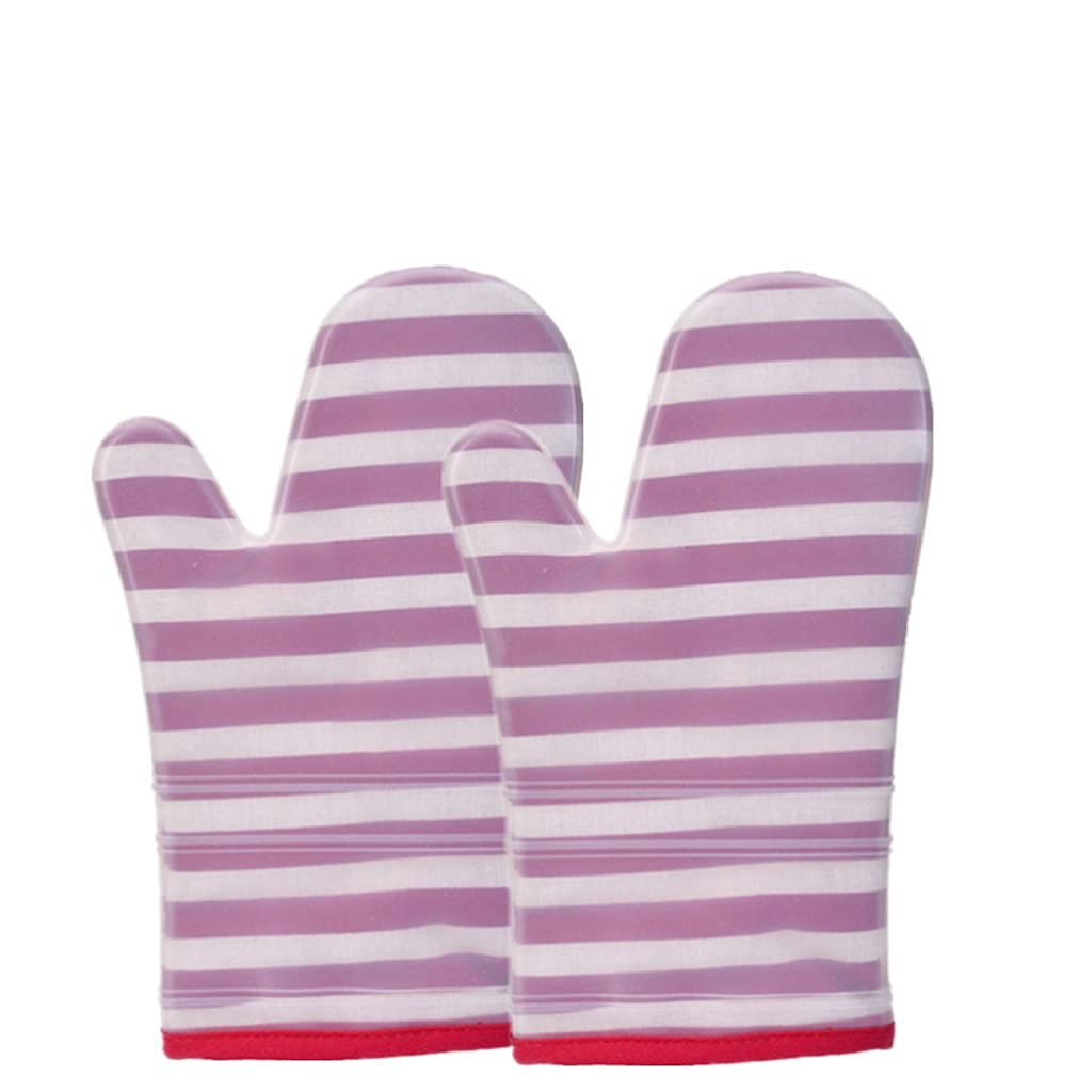 guanti resistenti al calore, Guanti da Forno, Guanti da Forno Resistenti al Calore, Guanti da Forno Silicone Addensato Isolamento Termico Resistente al Calore for Cottura Barbecue Guanti Commerciali F