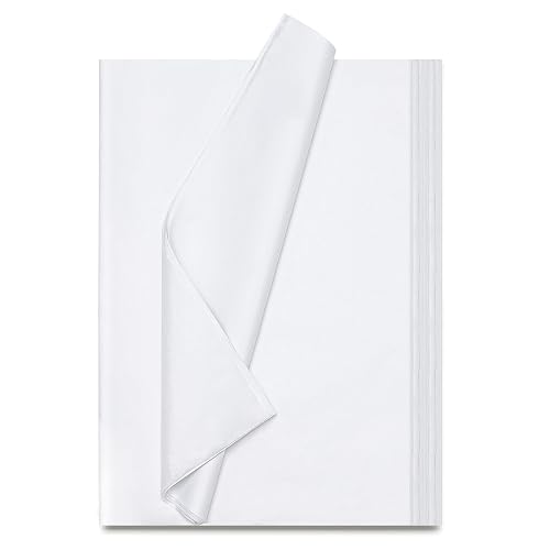Simetufy 115 Sheets White Tissue Paper for Gift Bags Packaging