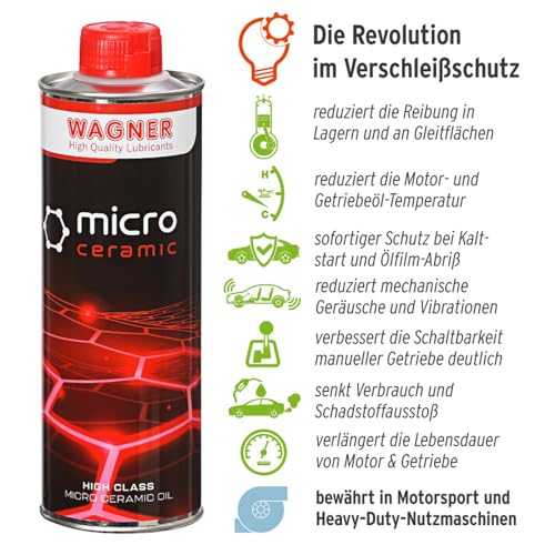Getriebeöl Additiv Wagner Universal Micro-Ceramic Oil für Motoren und Getriebe