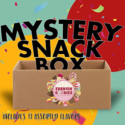 International Snack Box - Turkish Goodies Foreign Snack Crate - Mystery Snacks Pack From Around The World - At Least 12Ct Snacks In Every Box #TOP7