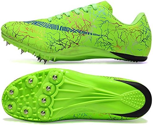 Track Spikes Shoes Mens Womens Track and Field Athletics Training Sprint Racing Track Shoes with Spikes