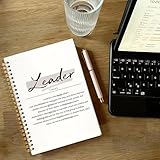 NEFMGEG Leadership Gifts Spiral Notebook Journal, Manager Journal for Work, Gifts for Coworkers, Supervisor Gifts Notebooks for Men, 5.5x8.3 Inch