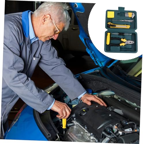 Kit de herramientas combinado para el hogar y auto 12 piezas miniatura 4