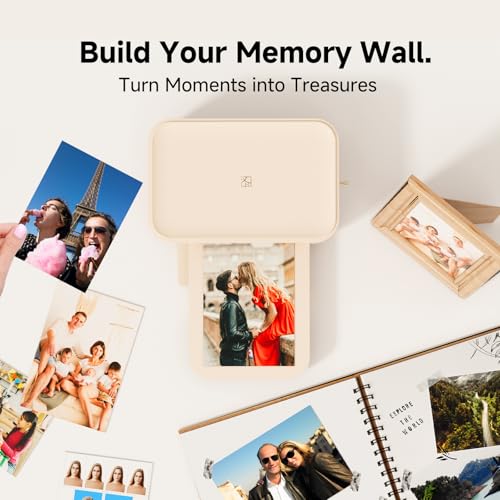 HPRT Photo Printer 4×6”, Wi-Fi Full-Color Instant Phone