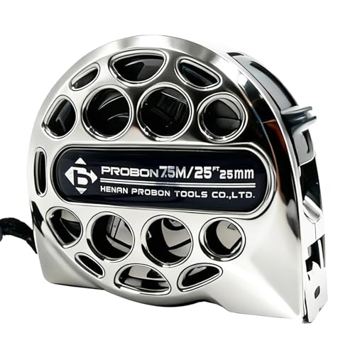 Cinta métrica retráctil de acero inoxidable 7.5 m miniatura 1