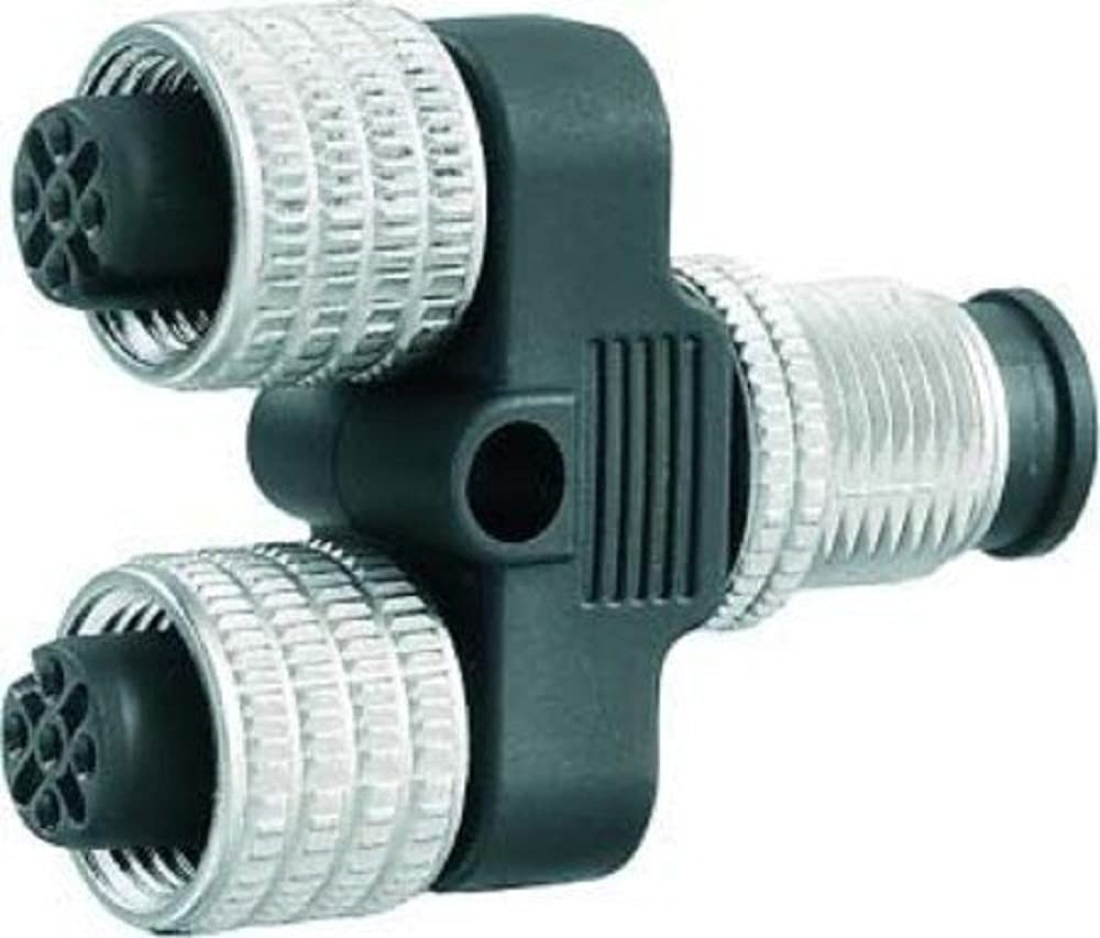 Conector Y M12 Weidmüller SAI-Y-5S doble salida sin pérdidas 2