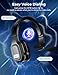 Bluetooth Headset, 60Hrs Working Time with Noise Canceling, Trucker Wireless Headset with Mic & Mute, Voice Control, Bluetooth Headphones Multipoint for Truck Driver, Office, CallCenter, Phone/PC