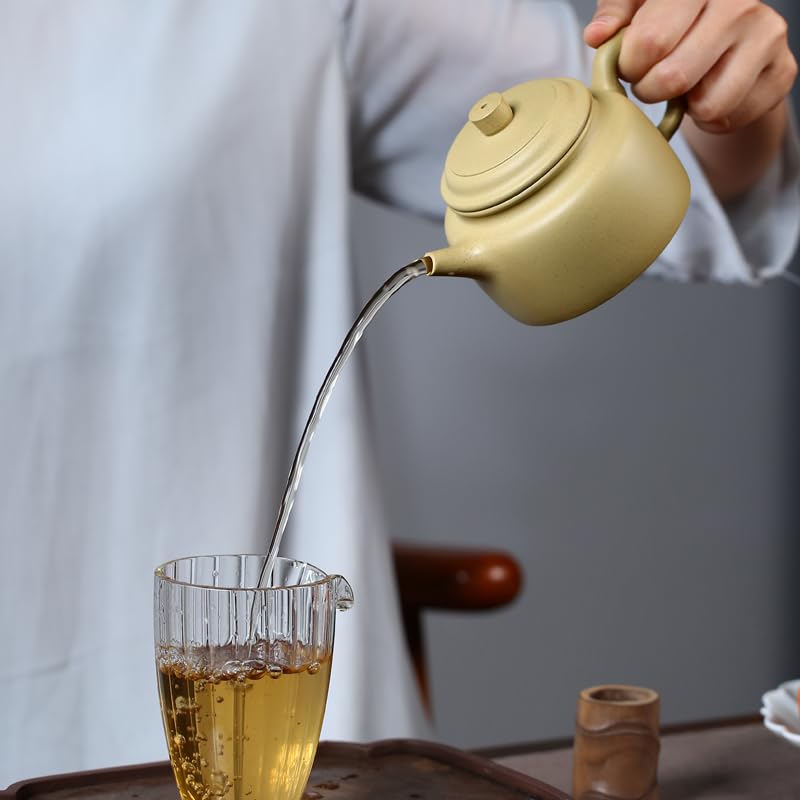 Czajnik Zisha, ręcznie robiony zestaw do herbaty, chiński antyczny czajnik, wielofunkcyjny mały czajnik retro 250 ml, czajniczki do herbaty