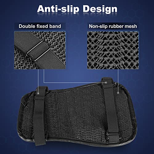 SKYJDM Motorcycle Passenger Gel Seat Cushion