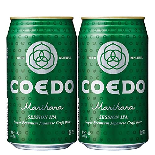 コエド　毱花　瑠璃　350ml 48缶（2ケース） Amazon.co.jp: COEDO コエドビール毬花 -Marihana-缶350mlクラフト