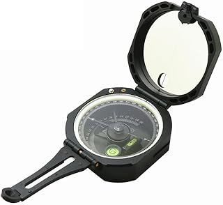 Compass,HUIOP Multifunctional Compass High-Accuracy Geological Compass Survival Orienteering Compass Waterproof Gradiometer Inclinometer for Camping Hiking Adventure s Training