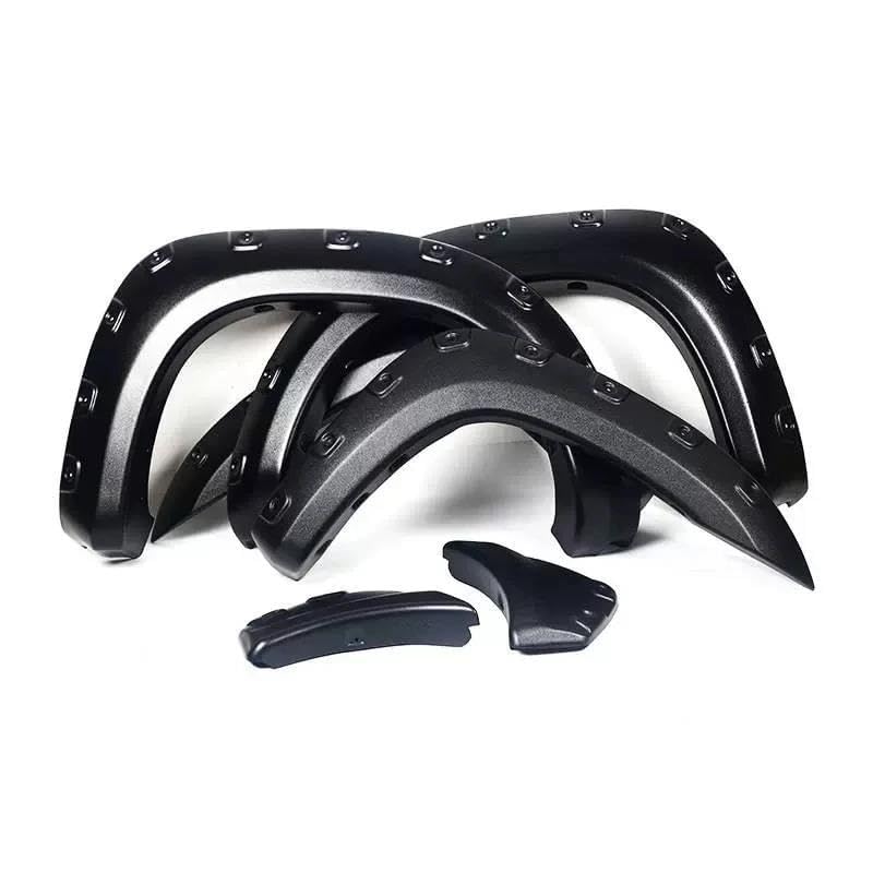 Kanhaoni Tiras Anticolisión Cejas para Toyota Tacoma,Wheel Well Arch Eyebrow Protector Coche Arcos De Rueda De Coche